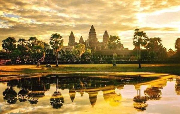 Sunrise at Angkor Wat Temple