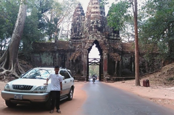 Transport by lexus car, Mr.Hak Seng-North Gate